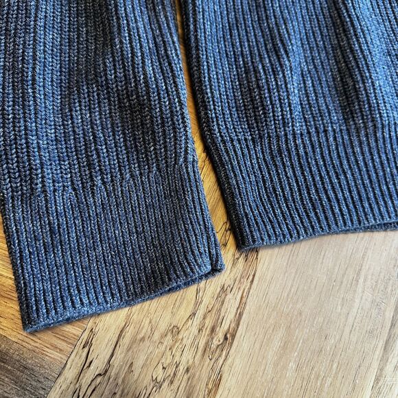 LL Bean Signature Shaker Stitch Stripe Crewneck Sweater Mens XL Blue Cotton - Picture 8 of 10